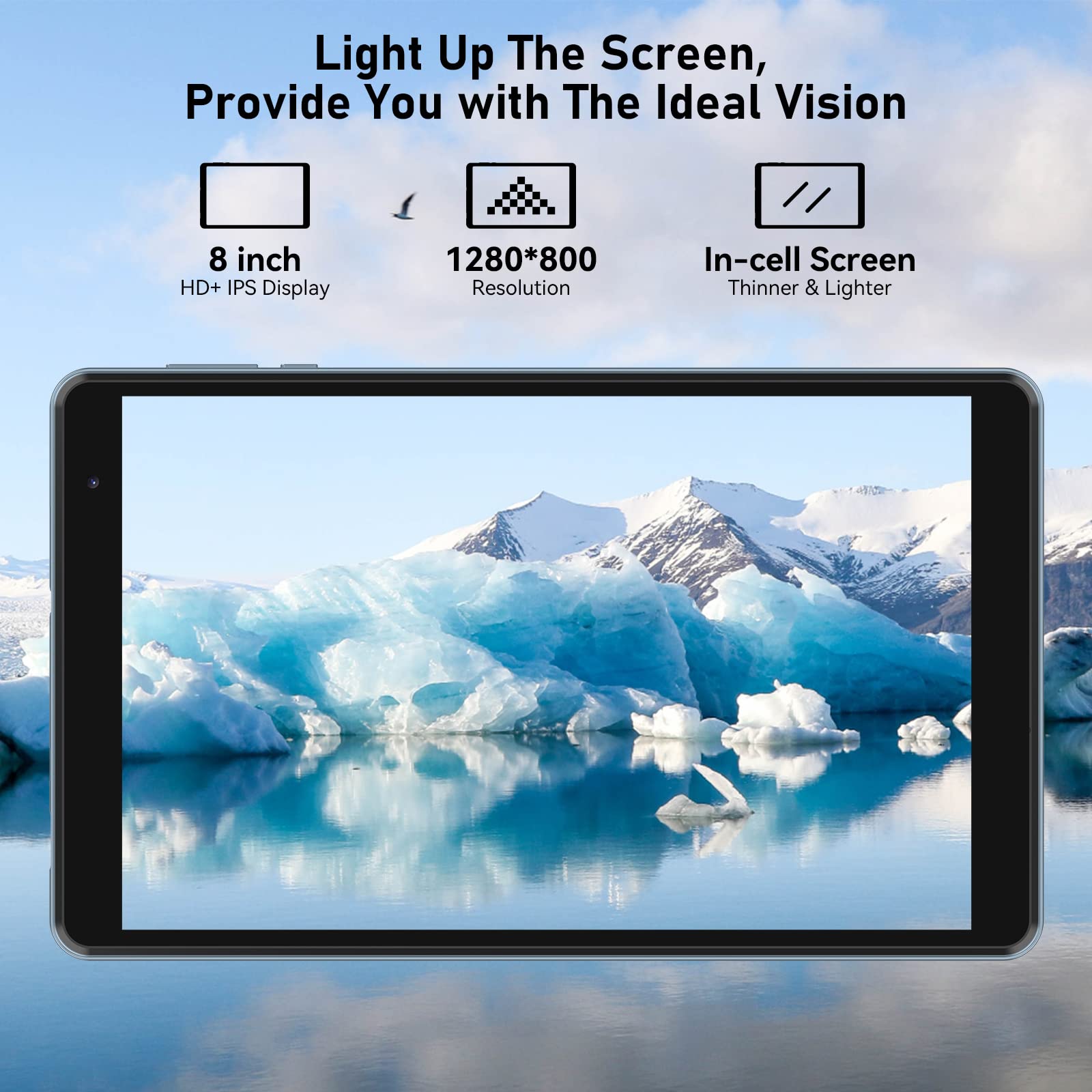 Blackview Tab 5 Tablet, 2023 Tablet Android 12, Quad Core 5GB(3+2